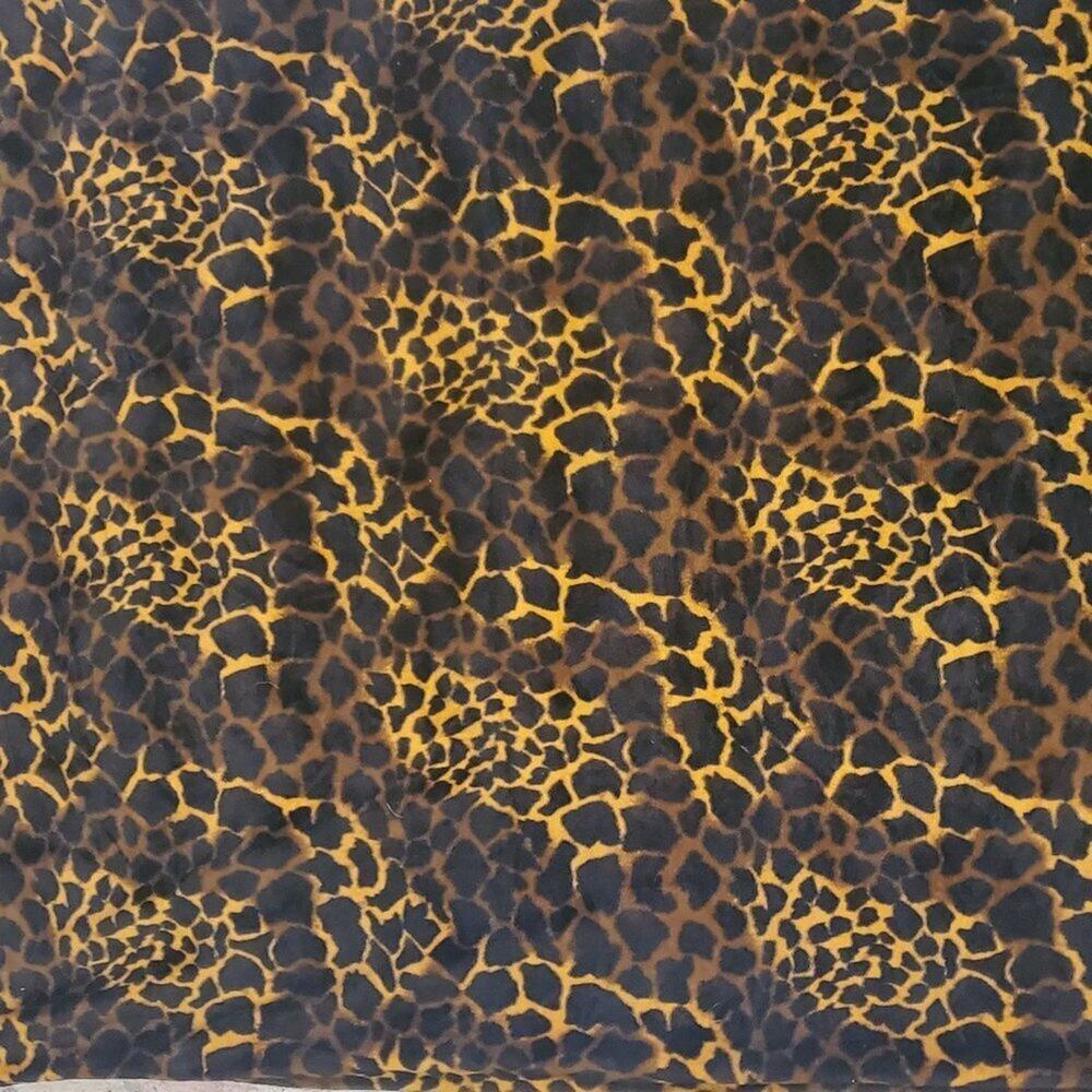 Cheetah Print Throw Blanket 4 x 5 EUC